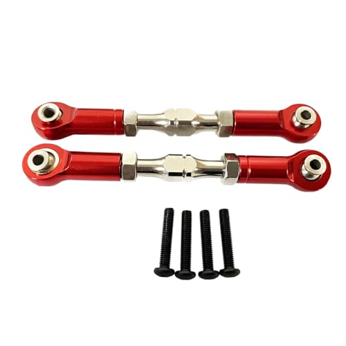 RCGOFOLLOW Upgrade Teile Aluminium Spannschloss vorne für die Lenkung Stil Aluminium Spannschloss vorne für die Lenkung Upgrade Teile für RC, Rot von RCGOFOLLOW