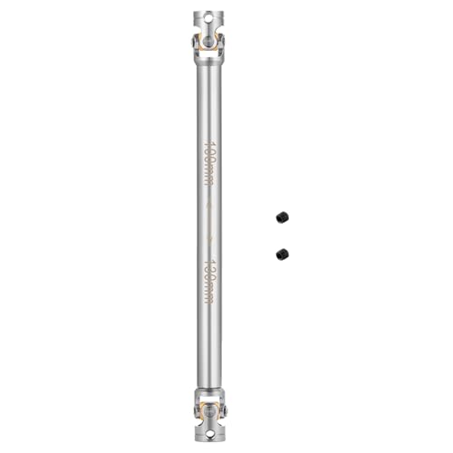 RC-Hub 1 x RC-Antriebswellen aus Metall, 45–50/47–57/55–67/60–80 mm, für 1:14 Tamiya Anhänger, Traktor, LKW, RC Crawler Auto (100–130 mm) von RCHUBAM