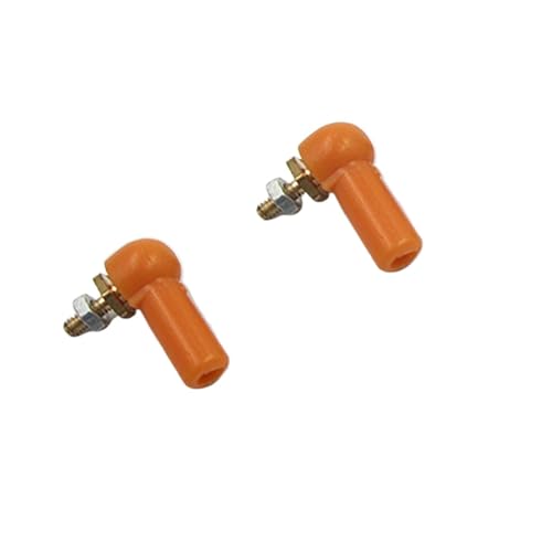 RC Boot M2 M3 Kugelkopfverbinder 2mm/3mm Stangenende Kugelgelenk for Servogestänge(3mm/M3 orange) von RCXCLXLH