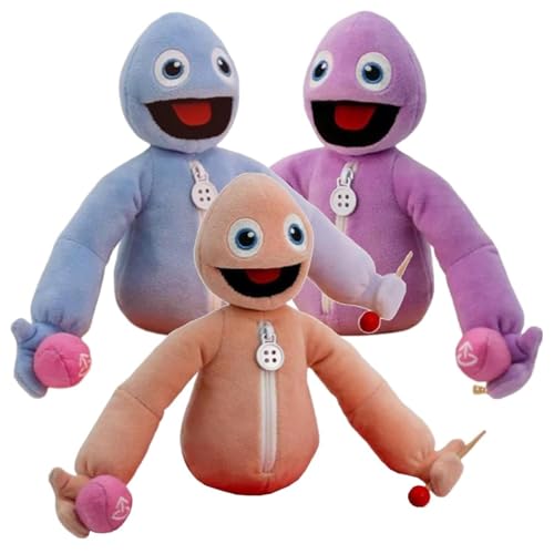 Yeeps Versteckspiel-Plüsch, Cartoon-Plüschtier-Plüschfigur, Yeeps Plüsch, der neue beste Freund Ihres Kindes! Weiche Kissenpuppe for fantasievolles Spielen for Jungen und Mädchen(Blue+Orange+Purple) von RDCIRP