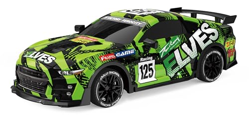 RE-EL TOYS Art. 2436 Flash Racer RC Sportwagen Sc.1:16 - Länge 27 cm Farbe Grün von RE-EL TOYS