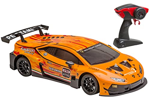 RE-EL TOYS - Lamborghini Huracan GT3 orange - Rc mit voller Kontrolle 2,4 GHz Maßstab 1:12 (39 cm) - Lithium-Akku im Lieferumfang enthalten - 2287 von RE-EL TOYS