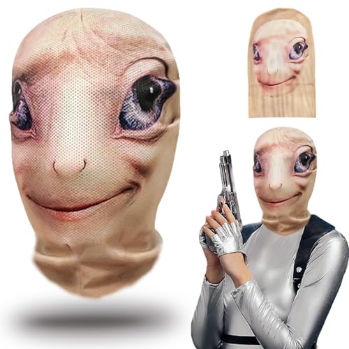 Alien Realistische 3D Druck Vollgesichtsmaske Halloween Maske Herren, Realistische Alien Cosplay Grusel Maske, Scary Mask Halloween Karneval Cosplay Masken für Erwachsene Masquerade Alien Realistische 3D Druck Vollgesichtsmaske Halloween Maske Herren, Realistische Alien Cosplay Grusel Maske, Scary Mask Halloween Karneval Cosplay Masken für Erwachsene Masquerade von READREAM