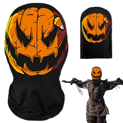 Halloween Kürbis Maske Realistische 3D Druck Vollgesichtsmaske Herren, Realistische Kürbis Grusel Maske, Scary Mask Halloween Karneval Cosplay Masken für Erwachsene Masquerade Halloween Kürbis Maske Realistische 3D Druck Vollgesichtsmaske Herren, Realistische Kürbis Grusel Maske, Scary Mask Halloween Karneval Cosplay Masken für Erwachsene Masquerade von READREAM