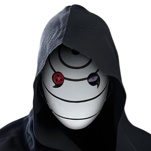 READREAM Halloween Uchha Obit Maske, Narut Anime Halloween Mask, Obit Cosplay Generische Mask, Anime Masken für Damen Herren Unisex Fasching, Cosplayer Party Karnevals Party READREAM Halloween Uchha Obit Maske, Narut Anime Halloween Mask, Obit Cosplay Generische Mask, Anime Masken für Damen Herren Unisex Fasching, Cosplayer Party Karnevals Party von READREAM