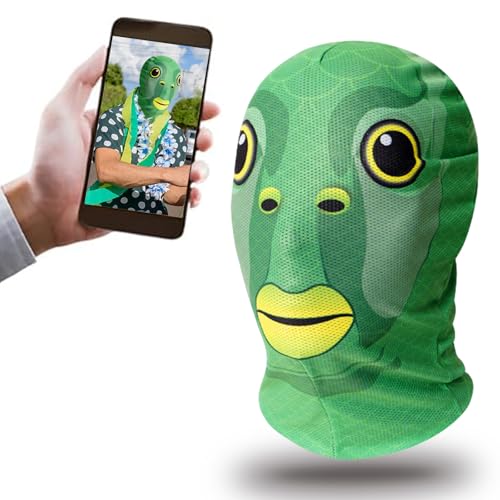 Realistische 3D Druck Vollgesichtsmaske Green Mouth Fisch Halloween Maske, Fisch Cosplay Maske Monster Kopfbedeckung, Grüne Fischkopfmaske, Kostümmaske für Halloween, Karneval, Fasching Realistische 3D Druck Vollgesichtsmaske Green Mouth Fisch Halloween Maske, Fisch Cosplay Maske Monster Kopfbedeckung, Grüne Fischkopfmaske, Kostümmaske für Halloween, Karneval, Fasching von READREAM