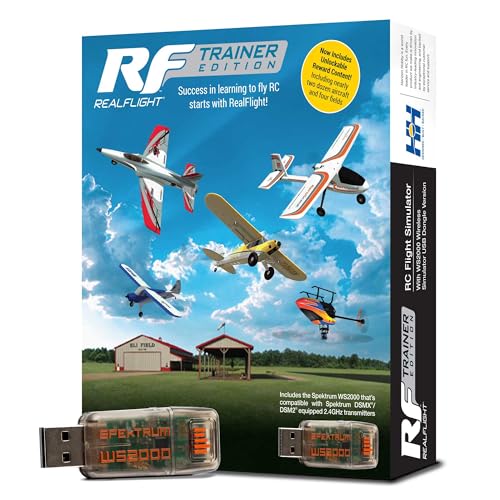 REALFLIGHT Trainer Edition RC Flight Simulator with WS2000 Wireless Simulator USB Dongle von REALFLIGHT