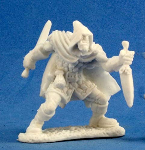 Pechetruite 1 x Rogan HALH ORC Rogue - Reaper Bones Miniature zum Rollenspiel Kriegsspiel - 77224 von Reaper