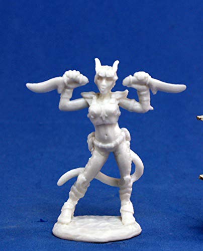 Pechetruite 1 x TIVIEL HELLBORN Rogue - Reaper Bones Miniature zum Rollenspiel Kriegsspiel - 77118 von Reaper