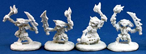 Pechetruite 3 x Pathfinder Goblin PYROS - Reaper Bones Miniature zum Rollenspiel Kriegsspiel - 89002 von Reaper