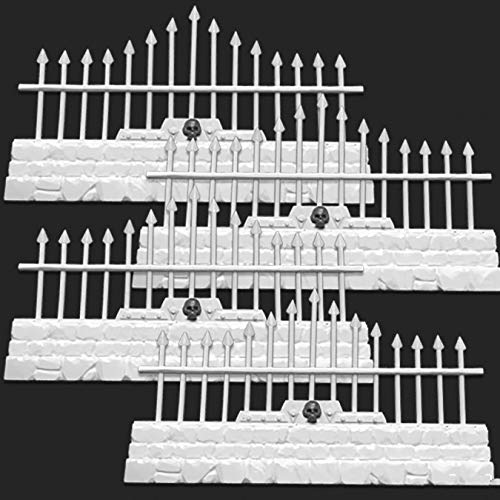 Pechetruite 4 x Graveyard Ruined Fences - Reaper Bones Miniature zum Rollenspiel Kriegsspiel - 77532 von Reaper