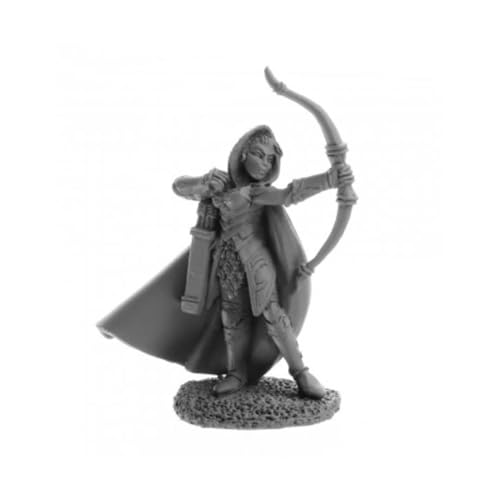 Reaper Alistrillee Elf Bogenschütze Miniatur-Figur 25 mm heroische Skala Knochen USA Miniaturen von REAPER MINIATURES