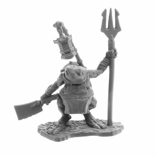 Reaper Miniatures Bufo Dreadmere Frogman Miniaturfigur 25 mm heldenhafte Skala Reaper Bones USA von REAPER MINIATURES