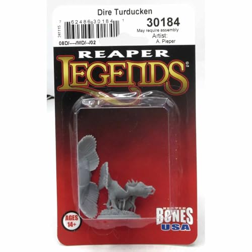 Reaper Miniatures Dire Turducken Miniatur-Figur, 25 mm, heldenhafte Skala Reaper Bones USA von Reaper Miniatures