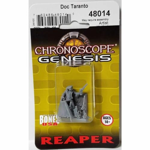 Reaper Miniatures Doc Taranto Steampunk Cowboy Miniatur 25 mm heldenhafte Skala Figur Chronoskop von Reaper Miniatures