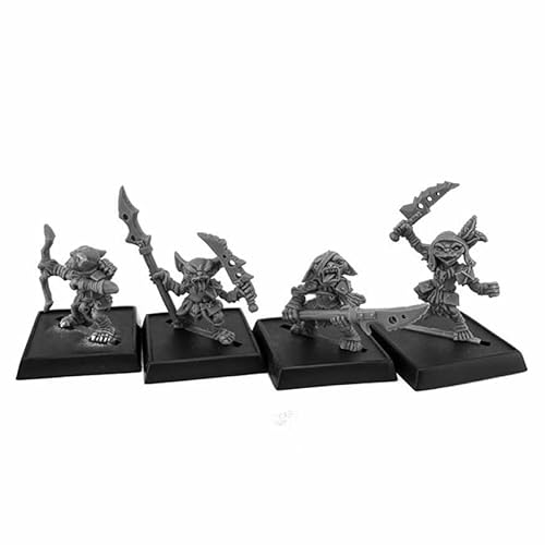 Reaper Miniatures Goblin Warriors Miniatur-Figur, 25 mm, heldenhafte Skala, Pathfinder, Knochen von Reaper Miniatures