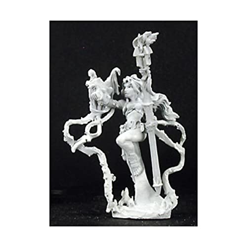 Reaper Miniatures Pharess, Fire Sorceress #03025 Dark Heaven Unlackiertes Metall von REAPER MINIATURES