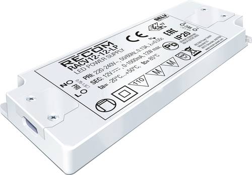 RECOM LED-Treiber 12W 0 - 500mA 24 V/DC einstellbar 1St. von RECOM