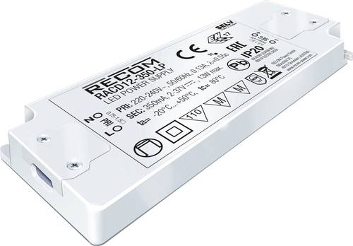 RECOM LED-Treiber 12W 500mA 2 - 24 V/DC 1St. von RECOM