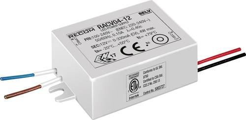 RECOM LED-Treiber 4W 0 - 170mA 24 V/DC einstellbar 1St. von RECOM