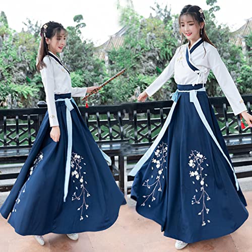 Hanfu Mulheres Frauen Pflaume Hanfu Kostüm Kleid Fee Rock Frisch und Elegant Huaqing Pavilion Hanfu Kleidung Chinesischer Stil von REDBMX