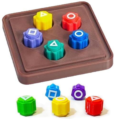 Gonggi Korean Game, Gonggi traditionelles Koreanisches Spielspiel Gonggi Jack Jack Stein-Kieselstein-Set, Traditionelles Handspiel Mit Bunt Steinchen, Ideal Für Unterhaltsame Stunden (5pcs+1Base) von REGAPOG