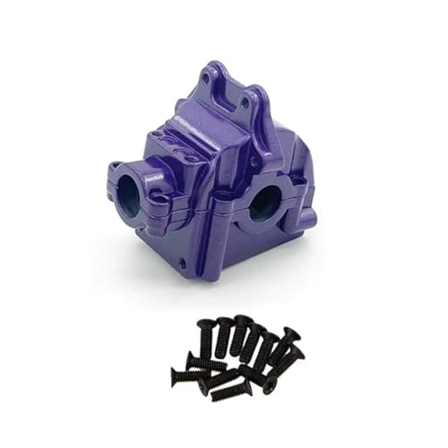 REHOSE 144001 Metallgetriebegehäuse Differentialgehäuse Getriebe, for Wltoys 144001 144002 144010 124016 124019 Upgrade-Teile(Purple 1PCS) von REHOSE