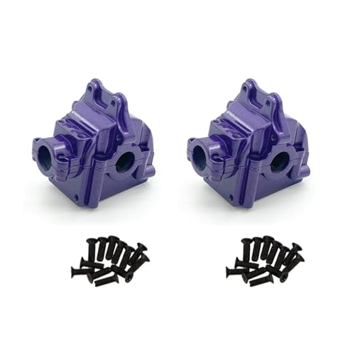 REHOSE 144001 Metallgetriebegehäuse Differentialgehäuse Getriebe, for Wltoys 144001 144002 144010 124016 124019 Upgrade-Teile(Purple 2PCS) von REHOSE