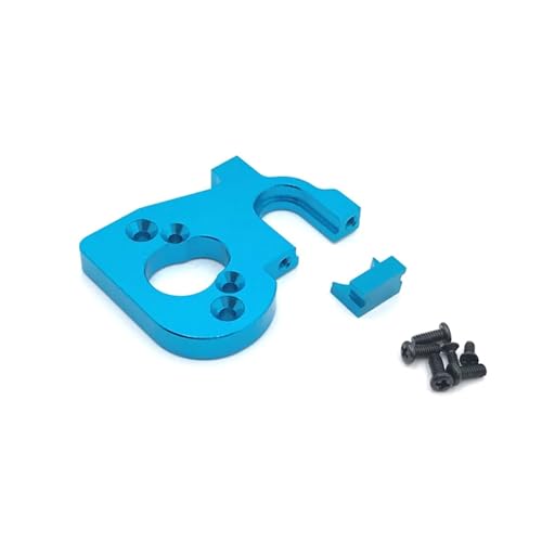 REHOSE Metall for Retrofit-Motorhalterung, for Wltoys 144010 144001 144002 124016 124017 124018 124019 RC-Autoteile(Blue) von REHOSE