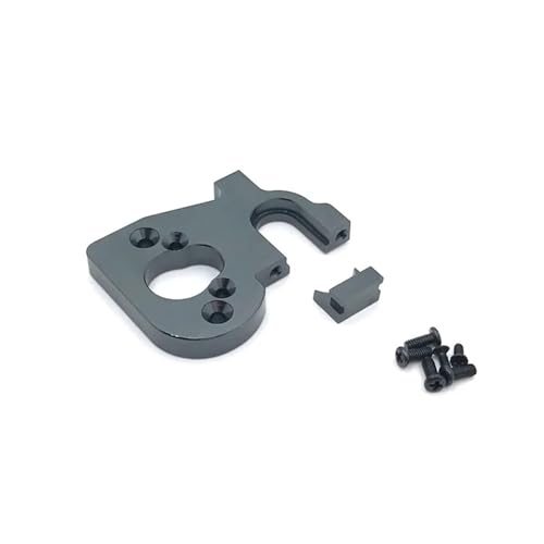 REHOSE Metall for Retrofit-Motorhalterung, for Wltoys 144010 144001 144002 124016 124017 124018 124019 RC-Autoteile(Dark Grey) von REHOSE