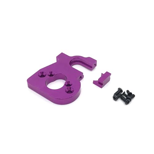 REHOSE Metall for Retrofit-Motorhalterung, for Wltoys 144010 144001 144002 124016 124017 124018 124019 RC-Autoteile(Purple) von REHOSE