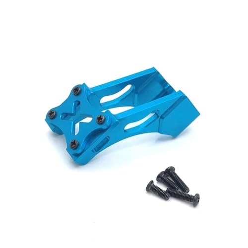 for Wltoys 144001 144010 124007 124017 124019 184016 Metall Schwanz Flügel Montieren Befestigungs Halterung RC Auto Upgrade Teile Zubehör(Blue) von REHOSE