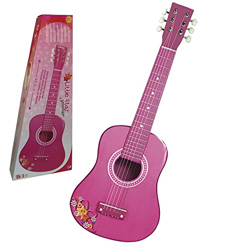 Reig Spanische Holzgitarre, 62,5 cm, Pink von REIG