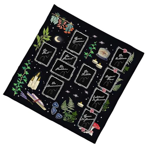Prämien Velvets Tarots Tischdecke Mehrfachgröße Mystische Fade Resistant Waschierspiel Accessoire Bunte Tarots Matten Mit Mystischem Muster Prämien Velvets Tarots Tischdecke Mehrfachgröße Mystische Fade Resistant Waschierspiel Accessoire Bunte Tarots Matten Mit Mystischem Muster von REITINGE