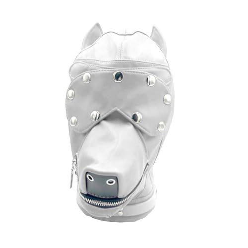 REITINGE Hunde-Maskerade, realistischer Hund mit Augenabdeckung, Hundemaskerade für Männer, Erwachsene, Halloween-Kostüm-Zubehör von REITINGE