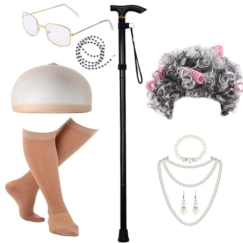 REITINGE Kostümset Mädchen 100 Schulkostüm Outfit Halloween Dress Up Brille von REITINGE