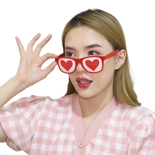 REITINGE Lustige Valentinstags-Brille, Sonnenbrille, Party, Cosplay, Brille, Dekoration, Zubehör, dekorative Brille, Kostüme, Brillen von REITINGE