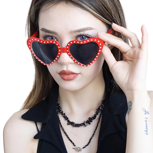 REITINGE Lustige Valentinstags-Brille, Sonnenbrille, Party, Cosplay, Brille, Dekoration, Zubehör, dekorative Brille, Kostüme, Brillen von REITINGE