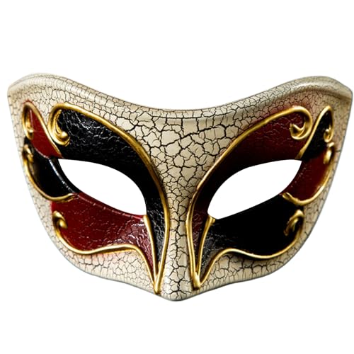 REITINGE Maskerade Halloween Augenmaske Cosplay Kostüm Halb Maskerade Kostüm Zubehör für Halloween Karneval Party von REITINGE
