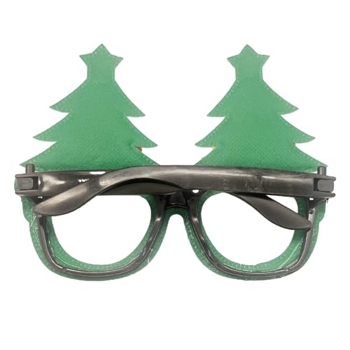 REITINGE Weihnachtsfeier Brille Weihnachts Glitzer Dekoration Kostüm Brillenrahmen Weihnachtsfeiertags Party Dekorationen von REITINGE