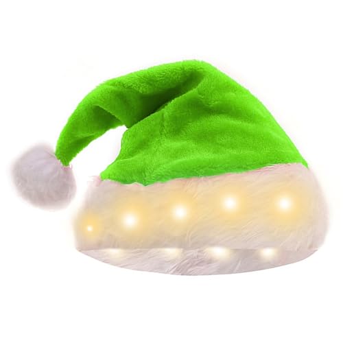 REITINGE Weihnachtsmütze mit bunten und warmen LED-Lichtern, 5 Stück pro Packung von REITINGE