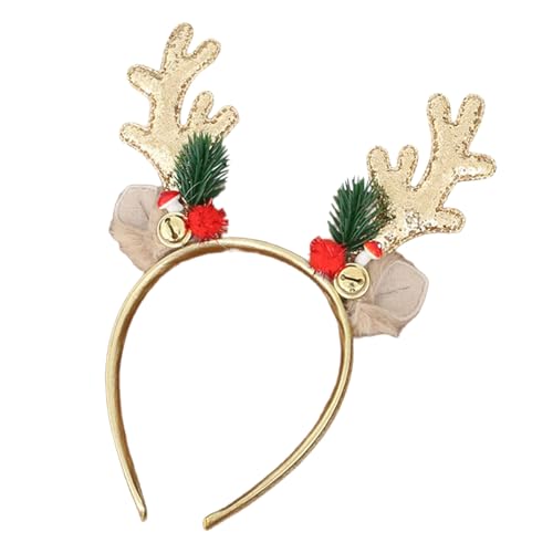 Weihnachts Rentier Antlers Haarband Mit Jinglings Glocken Leichtes Haar Accessoire Für Erwachsene Kinder Urlaub Party Rentiere Kostüm Haarzubehör Accessoire Weihnachts Rentier Antlers Haarband Mit Jinglings Glocken Leichtes Haar Accessoire Für Erwachsene Kinder Urlaub Party Rentiere Kostüm Haarzubehör Accessoire von REITINGE