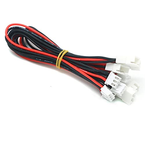 5pcs/Los JST-XH 1S 2S 3S 4S 5S 6S 2 0cm 2 2AWG Lipo Balance Drahtverlängerung geladenes Kabellaufkabel for Rc LIPO -Batterieladegerät Leistung (Size : 2S) von RELYA