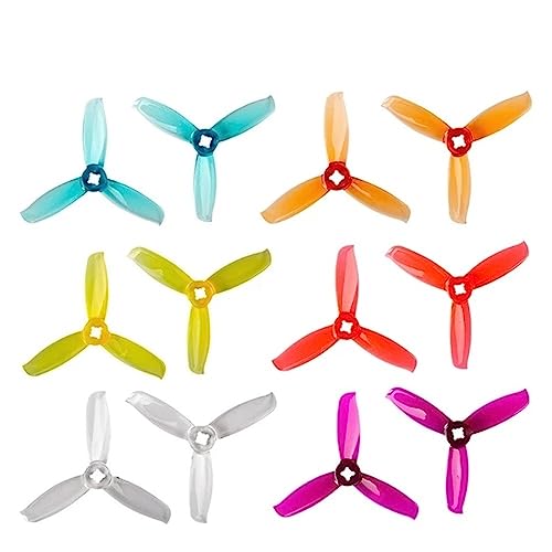 RELYA 4pairs /8pcs for Gemfan Windancer 3028 Propeller 3 Zoll PC 3- Klinge CW CCW FPV Langlebig for Rennsport -Freestyle Leistung (Size : 4pairs Whisky) von RELYA