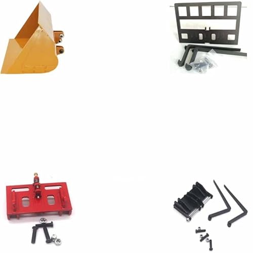 RELYA for Huina 583 Loader -Gabelstapler -Fernbedienungsmodell Metall Quick Bucket Changer Modified Upgrade Zubehör geändert Leistung (Size : A) von RELYA