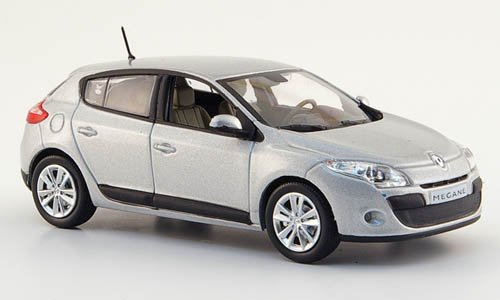 RENAULT Megane, met.-grau, 5-türig, 2009, Modellauto, Fertigmodell, Norev 1:43 von RENAULT