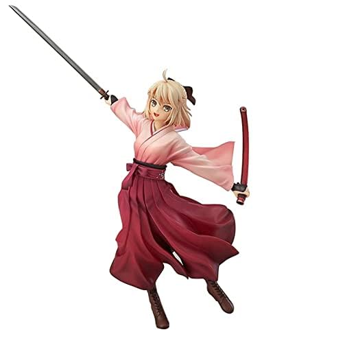 Fate Stay Night Figur Statue, Tohsaka Rin, Okita Souji, Alter, Lily Anime, PVC, Modell Action-Figur, Spielzeug, Sammlergeschenk (Okita Souji, 18 cm) von REOZIGN