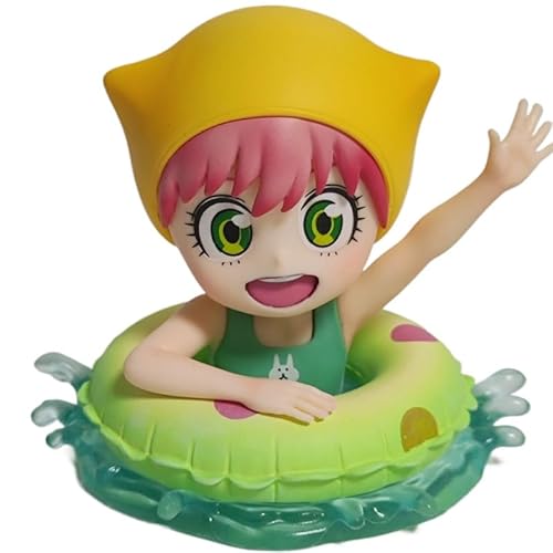 REOZIGN Anya Figur, Q Version Desktop Schwimmring Anya Schmiede Figuren 8 cm handgefertigt PVC Spielmodell Dekoration Handwerk Geschenk von REOZIGN