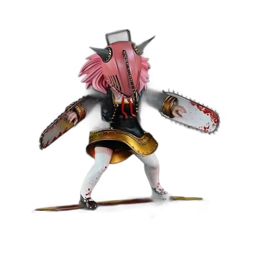 REOZIGN Anya-Figur, stehend, Anya Forger Chainsaw Man, Actionfiguren, 18 cm, PVC, handgefertigt, zum Sammeln, Anime, Geschenk von REOZIGN