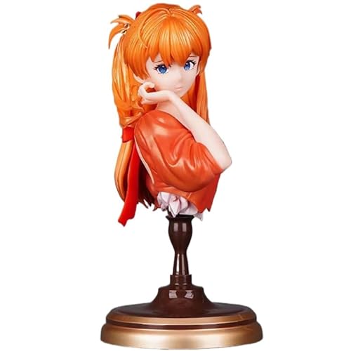 REOZIGN Asuka-Figur, Büste Soryu Asuka Langley, Actionfiguren, 23 cm, Anime-Figur, Ornament, Schreibtischdekoration, Geschenke von REOZIGN